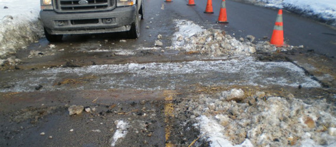 Winter Utility Cut – Evanston, IL