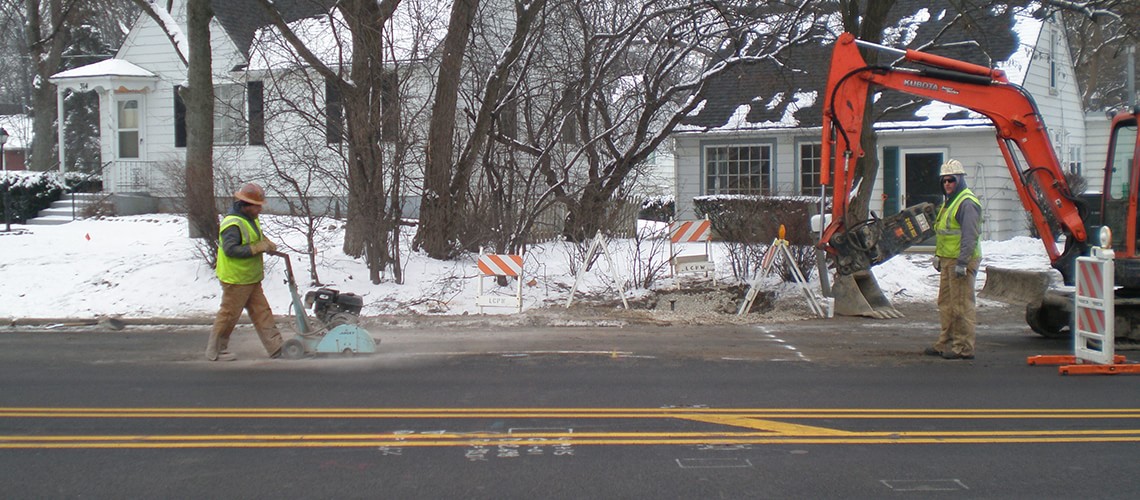 Water Main Break Repair